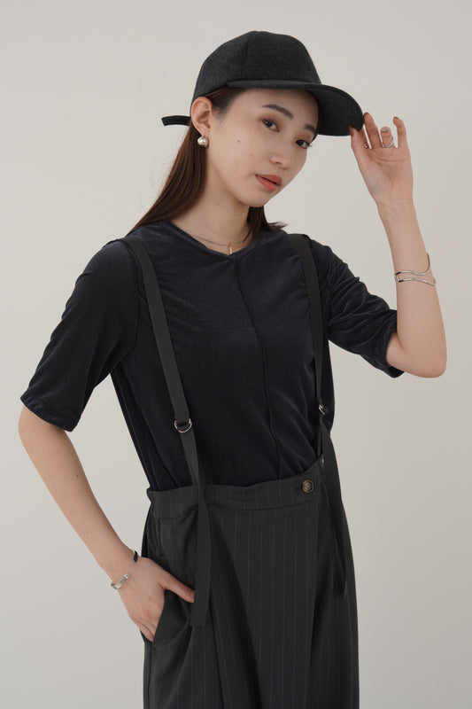 ベロア素材シアーカットソー 35399