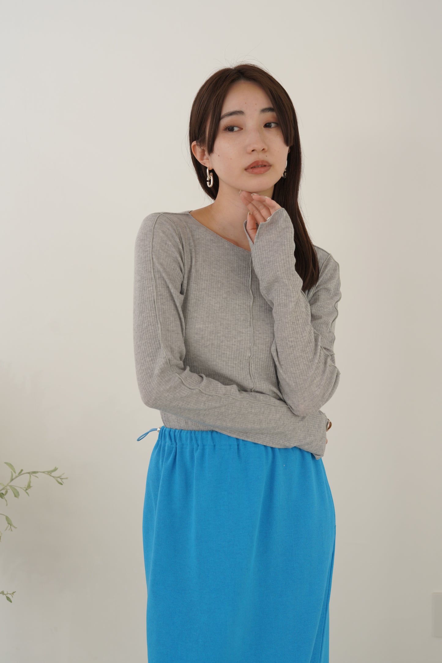 メローステッチL/Sカットソー 35540
