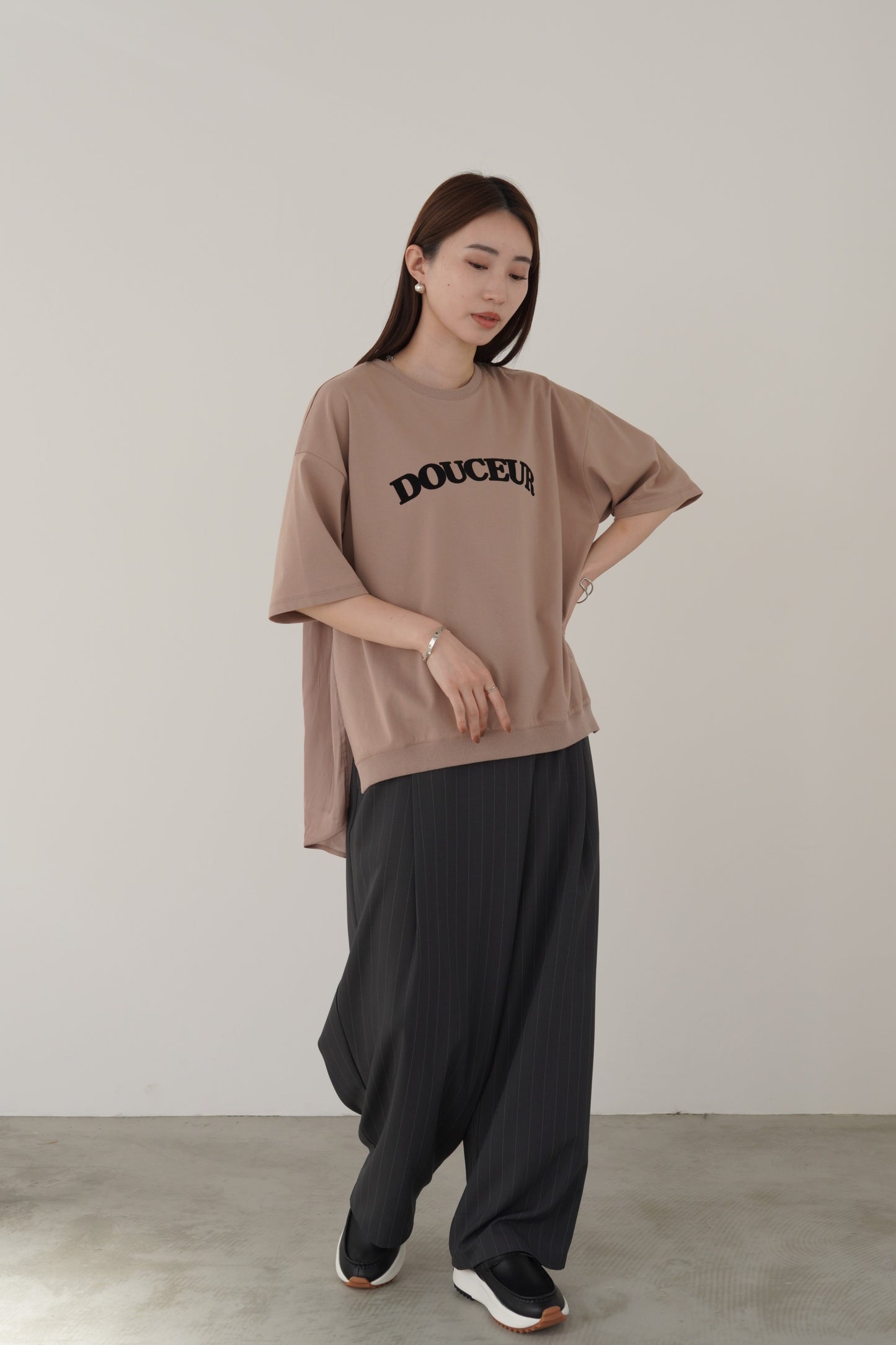 2wayベルトラップワイドサロペット 15792