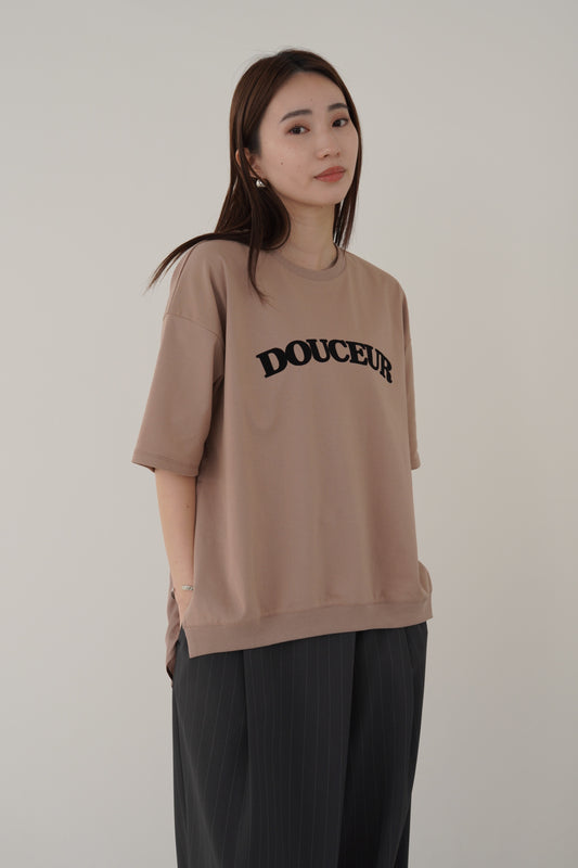 バックサテンロゴTシャツ 35397