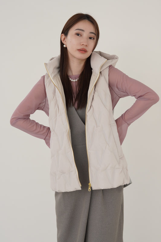 ボンディング切替ダウンベスト 15797