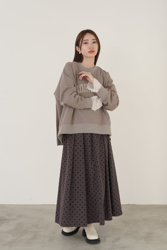 ウエストミニフリルドットスカート 23079
