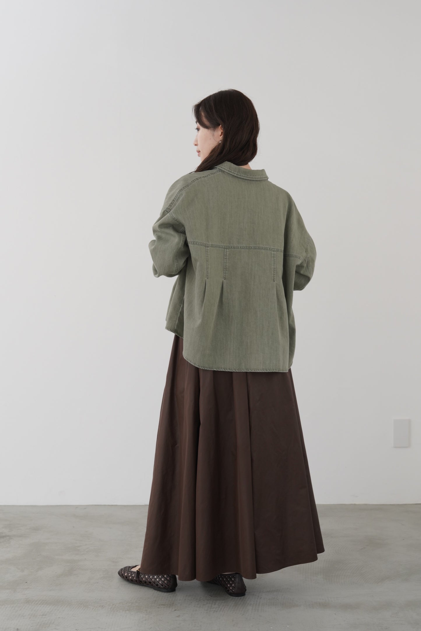 ライトオンスデニムシャツ 15905