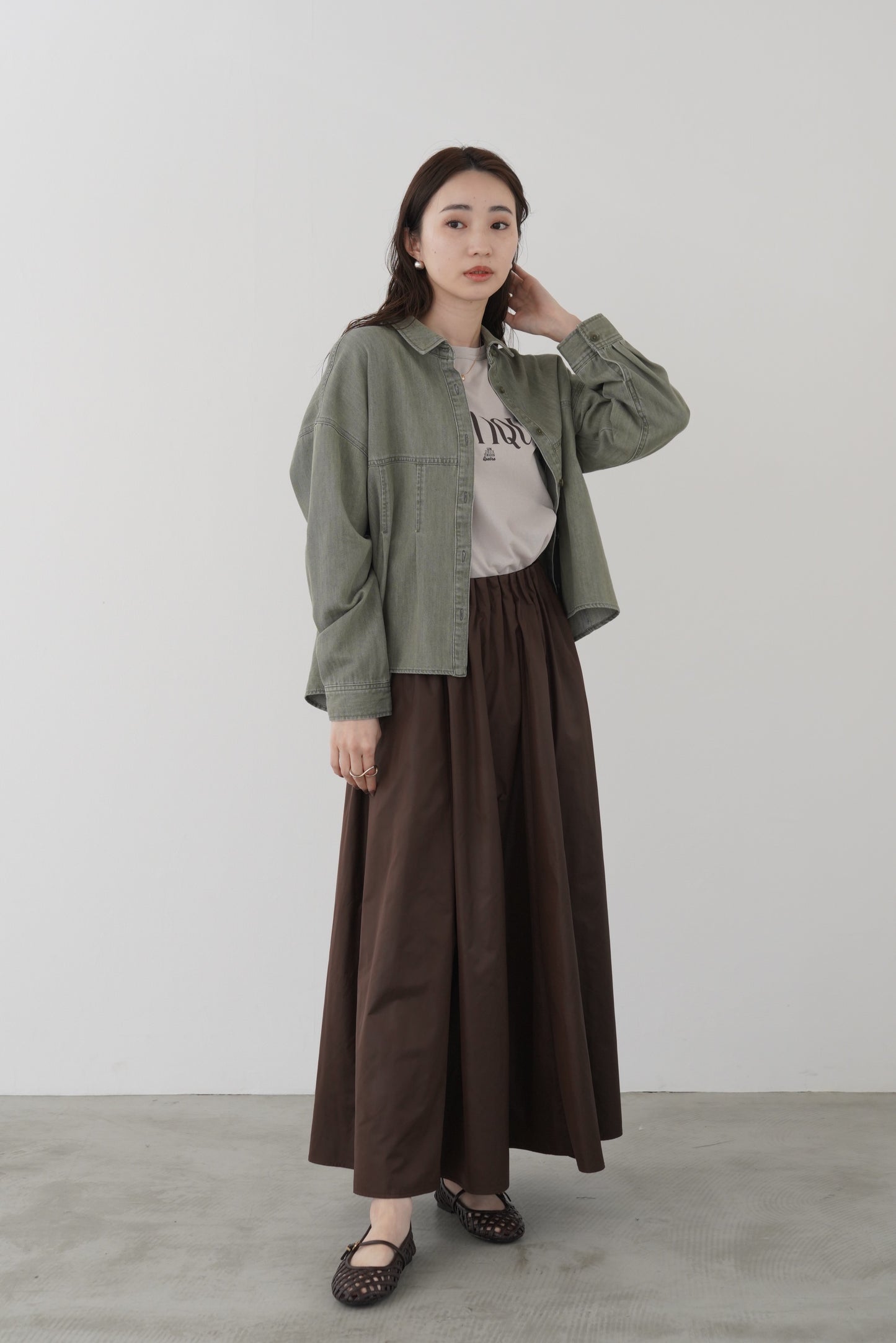 ライトオンスデニムシャツ 15905