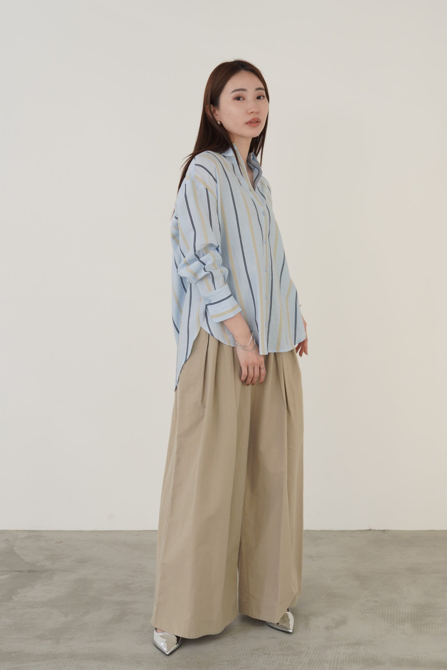 ストライプシャツ 15746