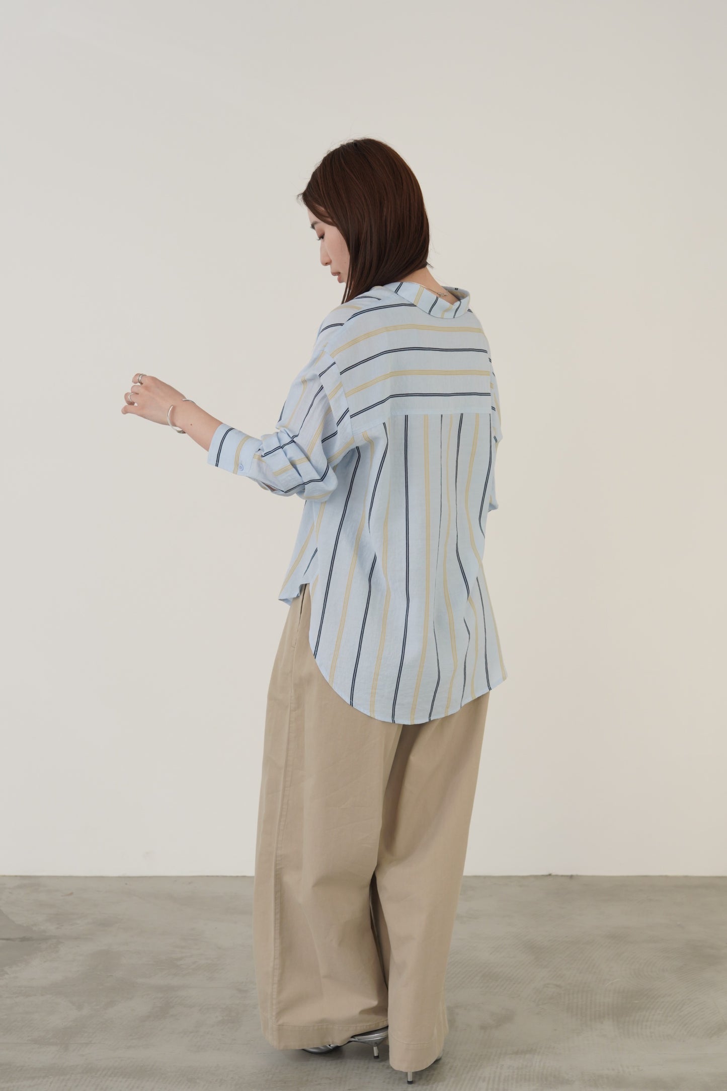 ストライプシャツ 15746
