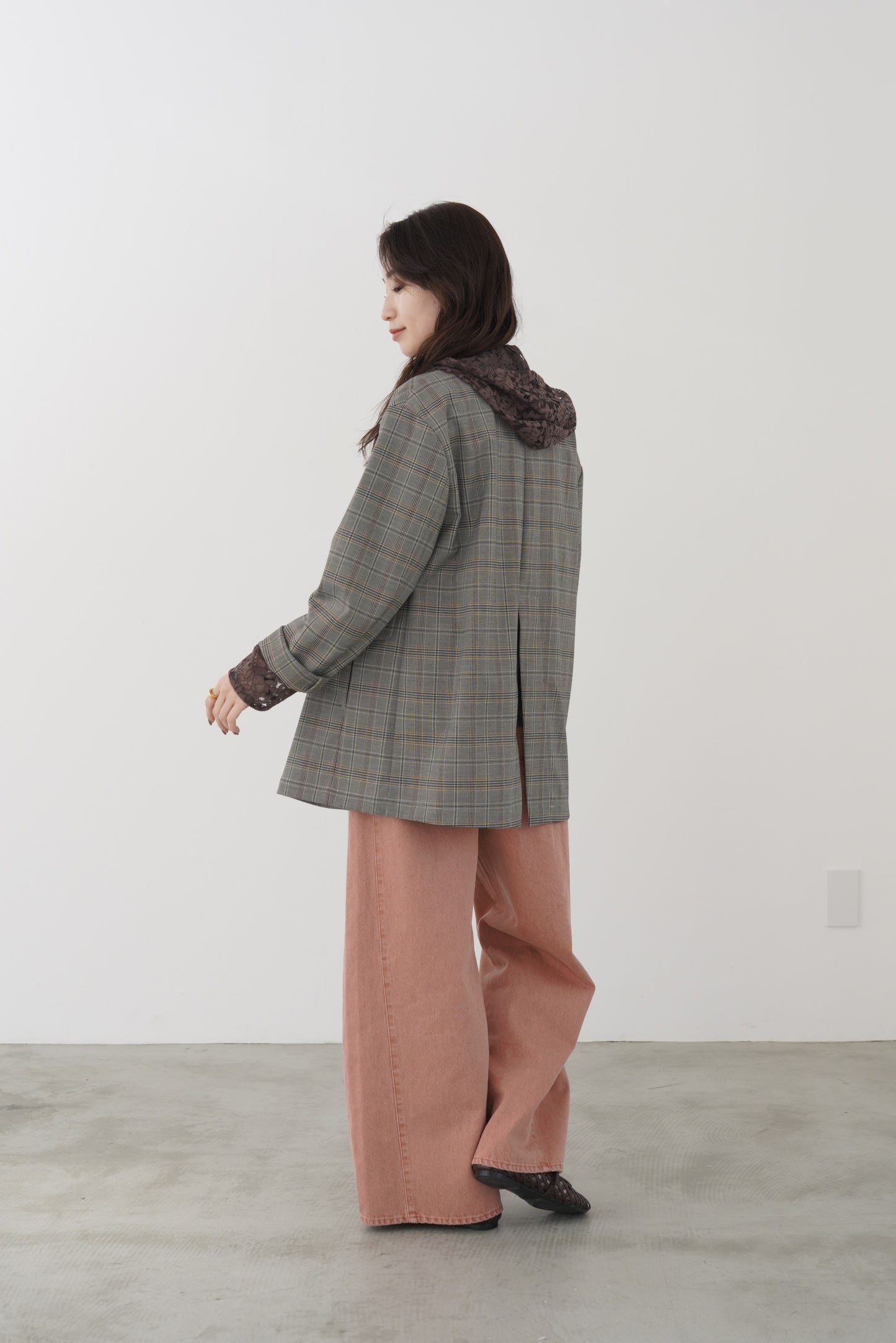 T/RノーカラーJK 15909