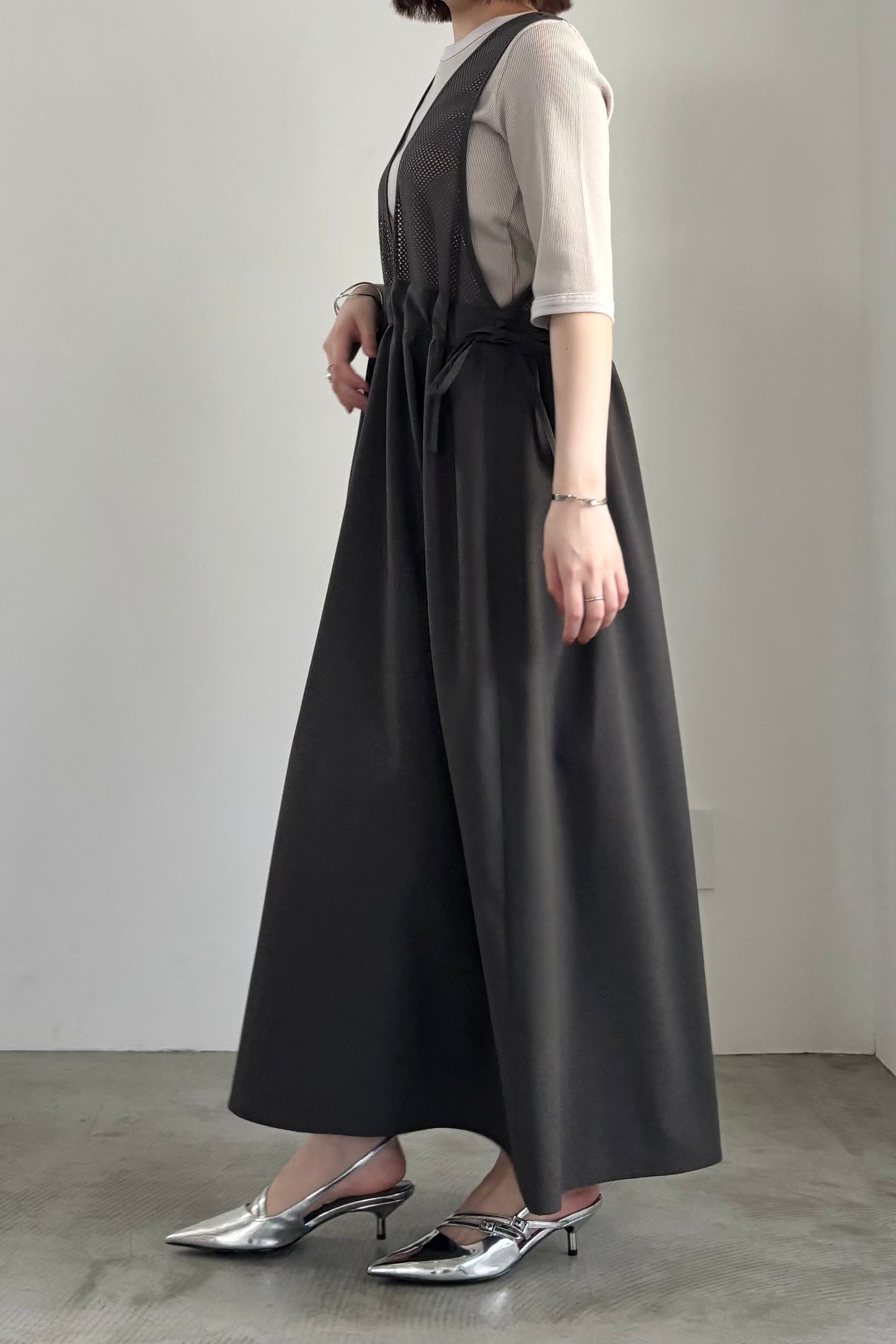 ラメリブTシャツ 35485