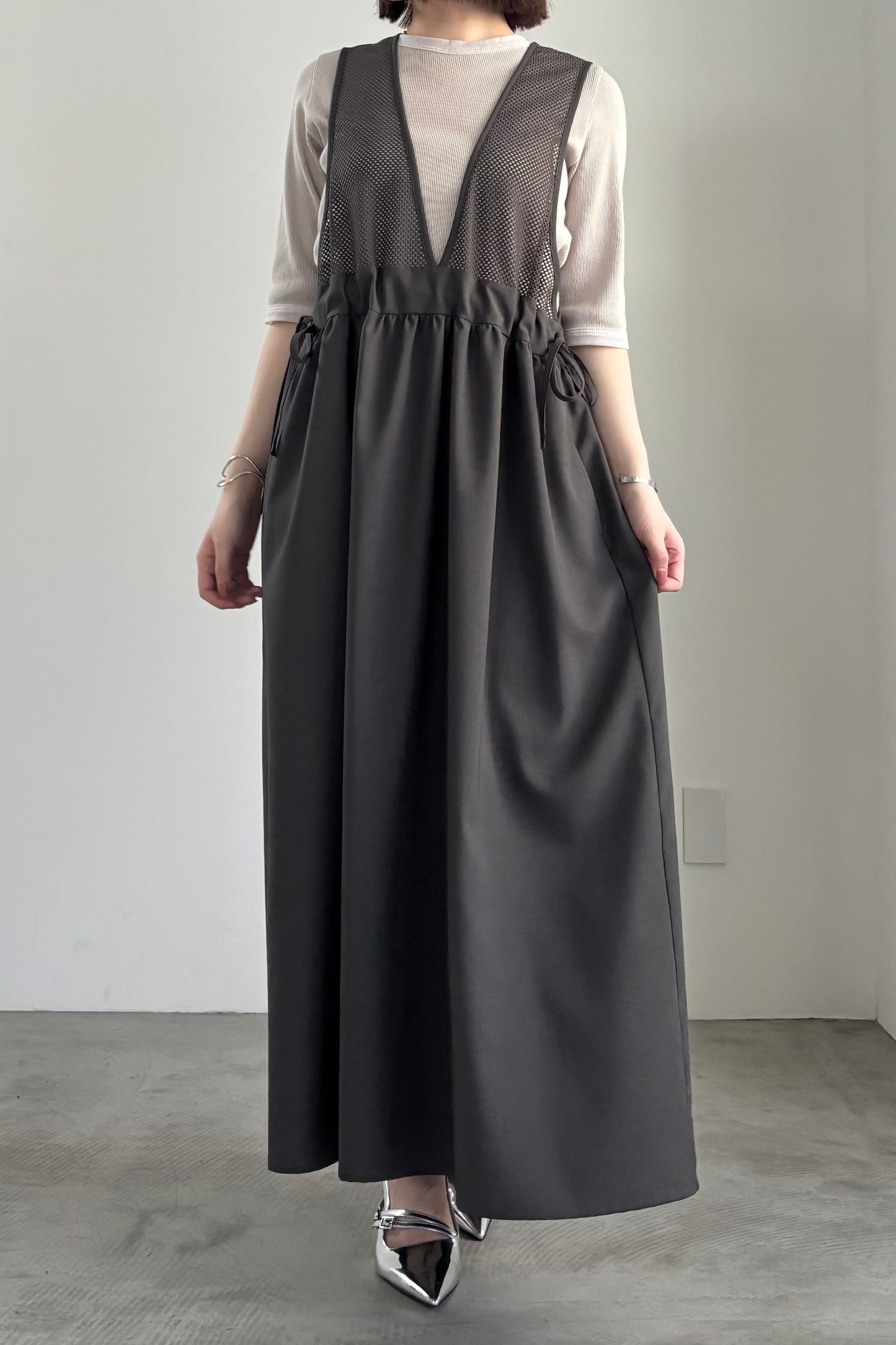 ラメリブTシャツ 35485