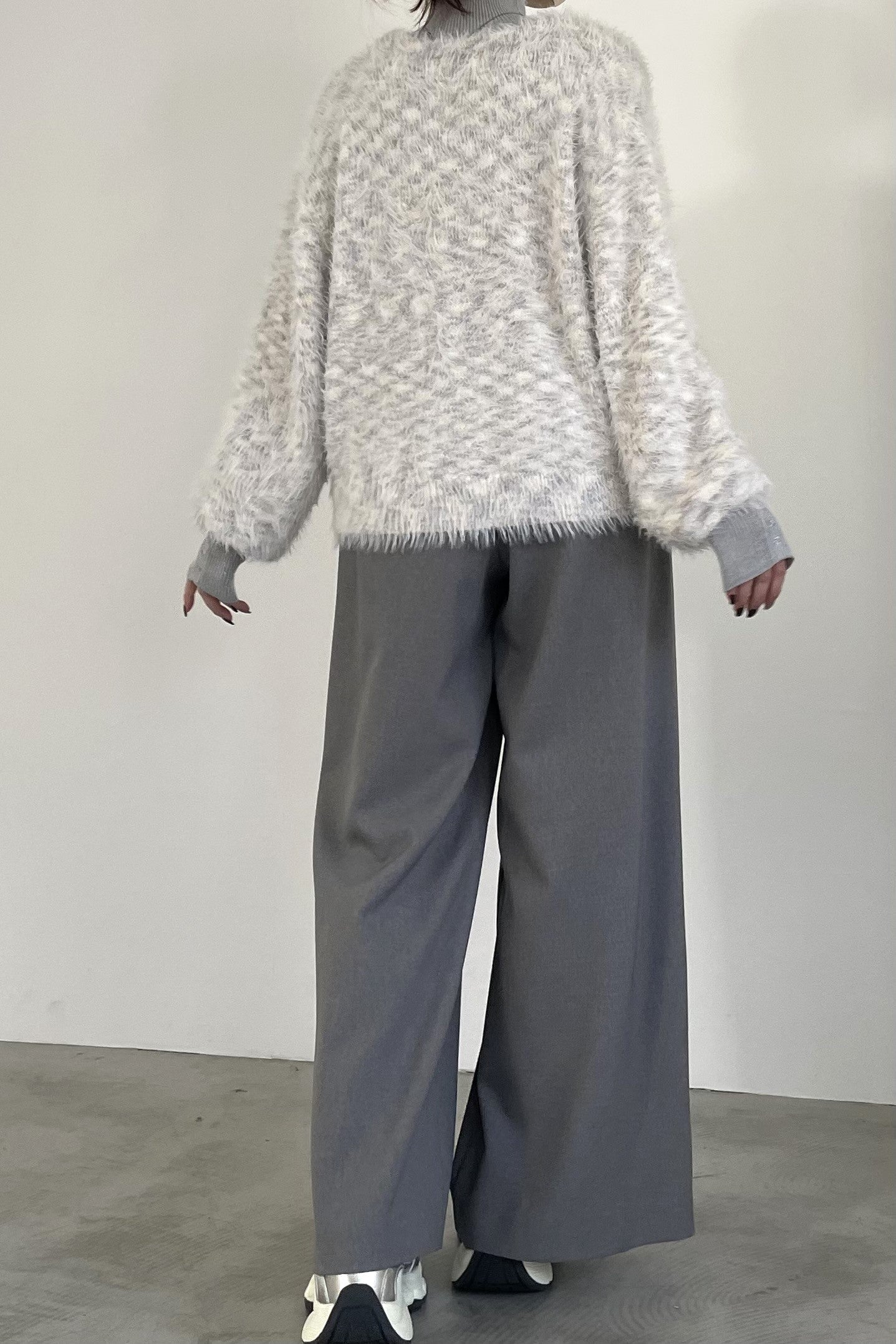 ミックスシャギーニットプルオーバー 35434