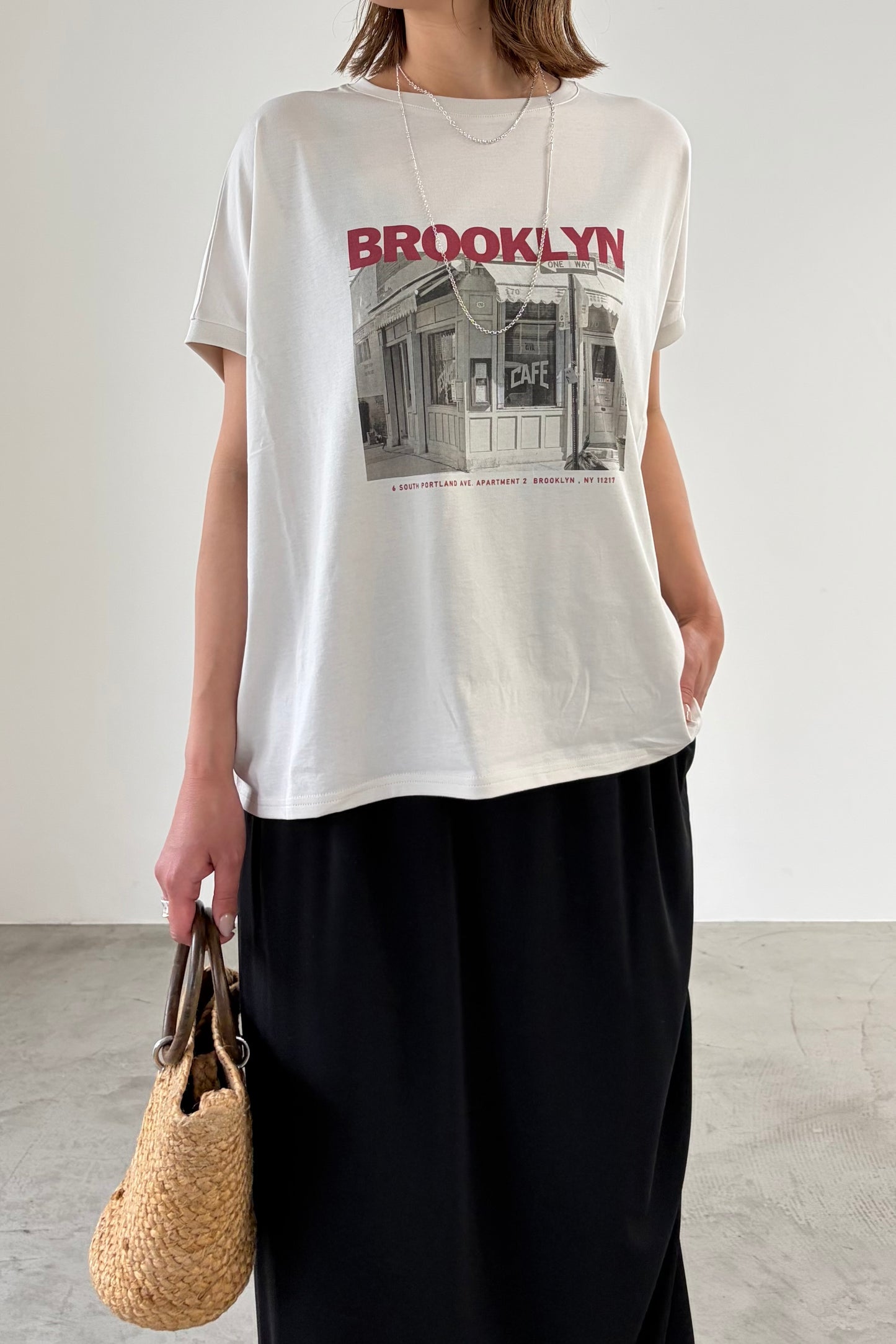 BROOKLYNフォトプリントTEE 35621