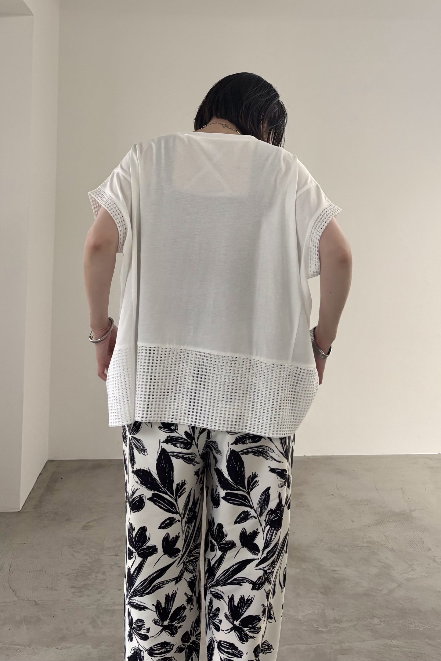 メッシュドッキングポンチョTEE 35506