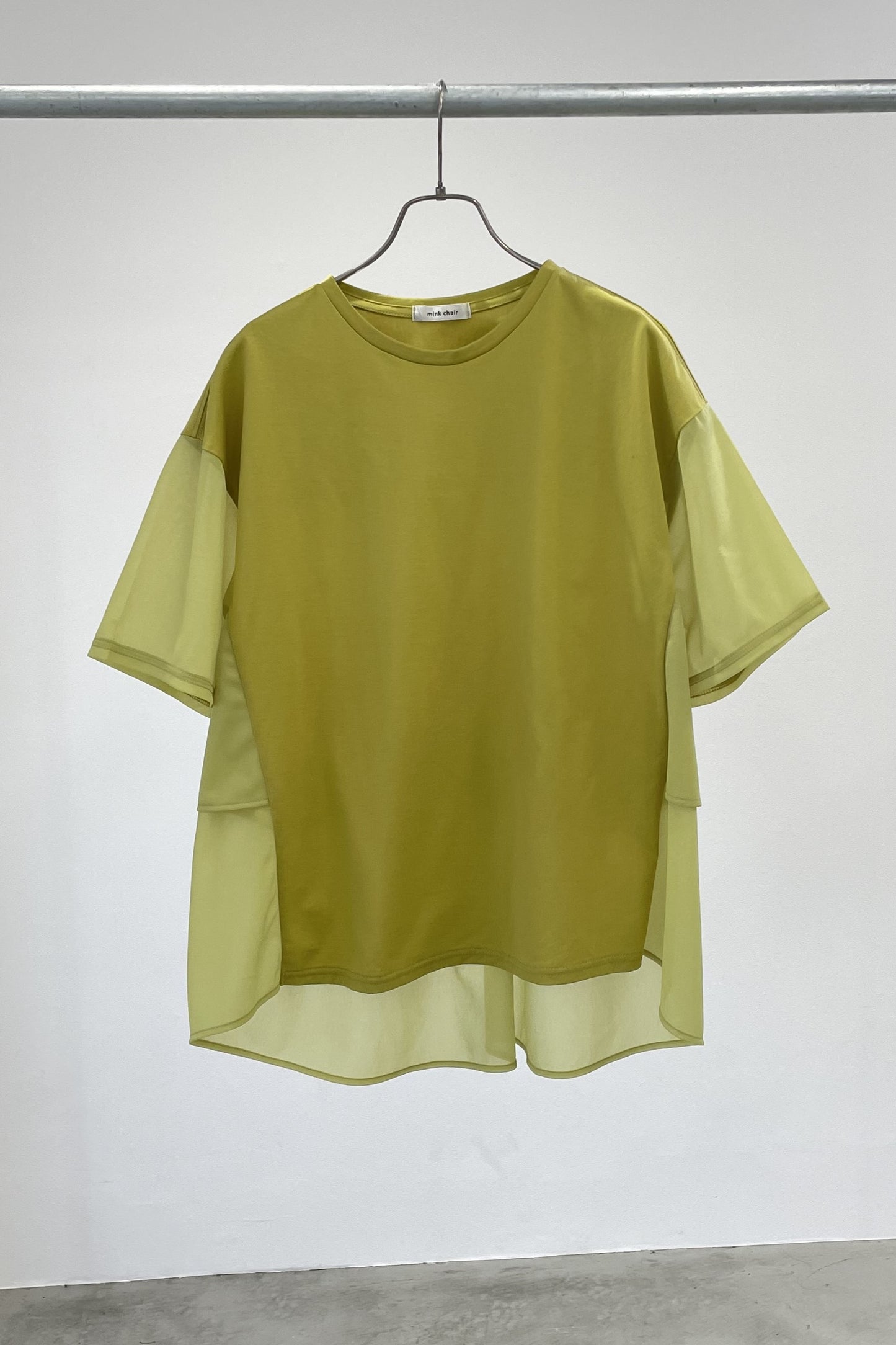 シアー切替バックティアードカットソー 35380
