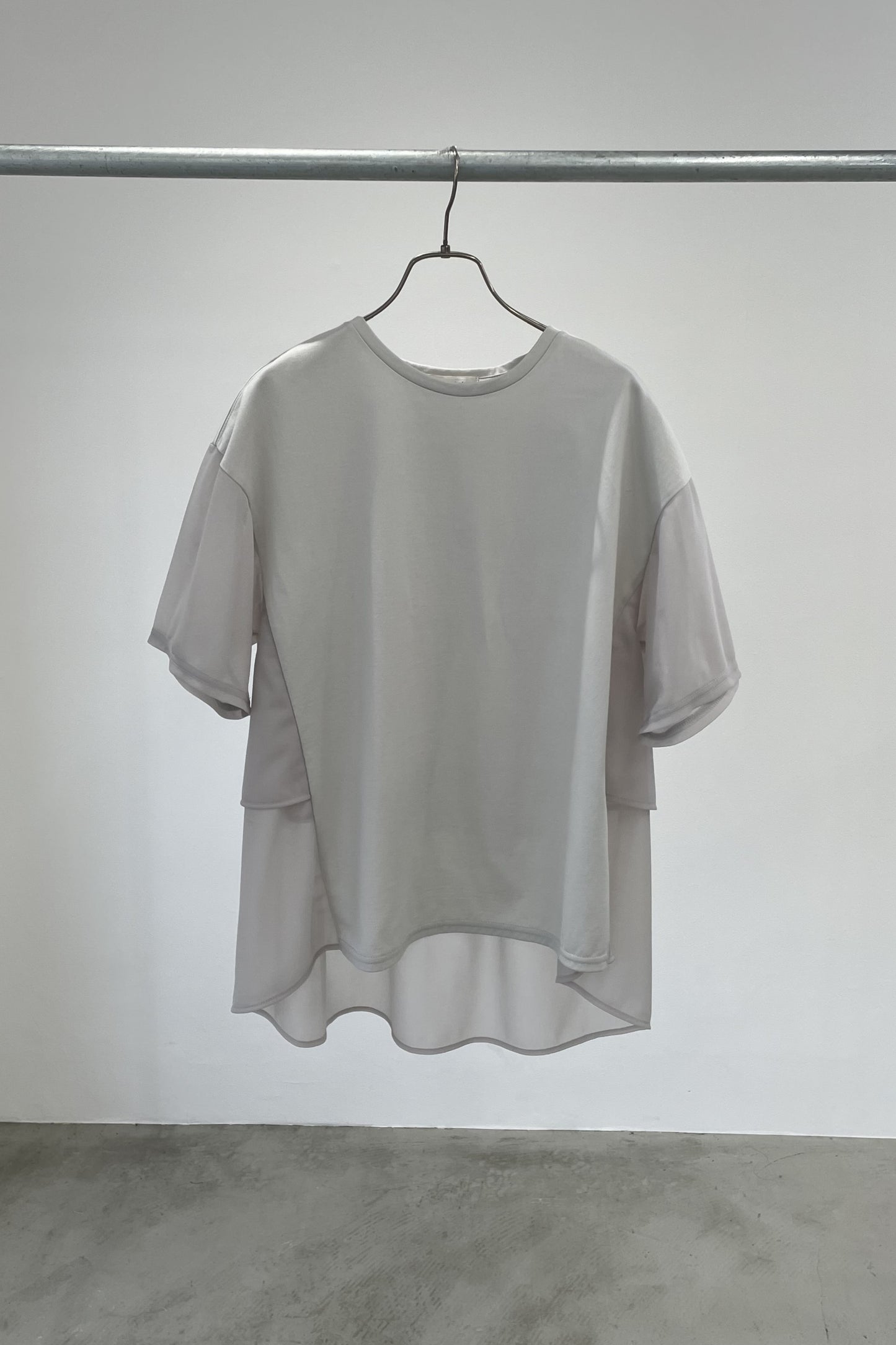 シアー切替バックティアードカットソー 35380