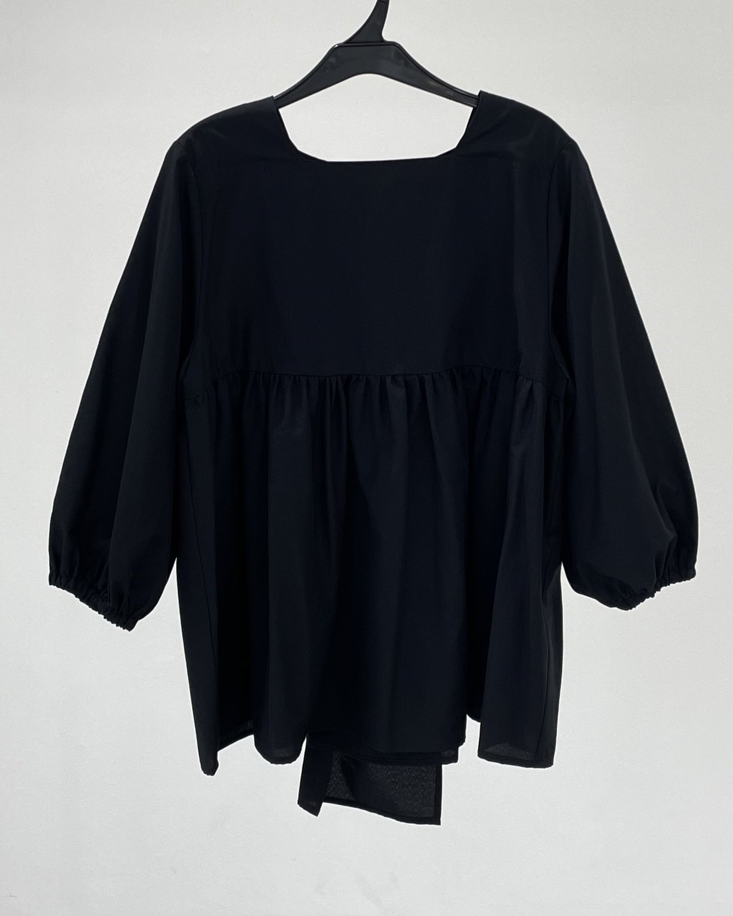 スクエアネックリボンブラウス 15766