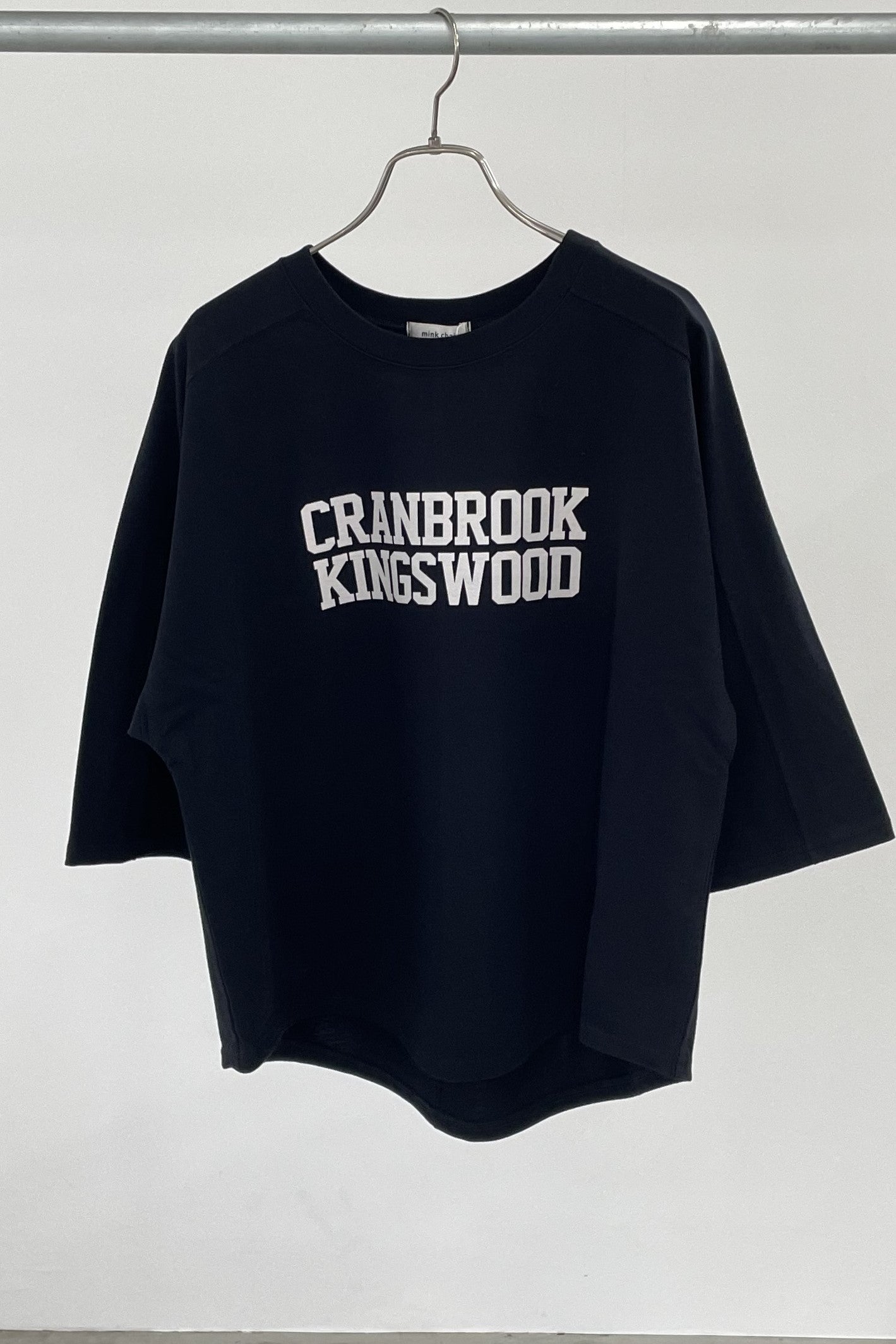 変形スリーブロゴTシャツ 35395