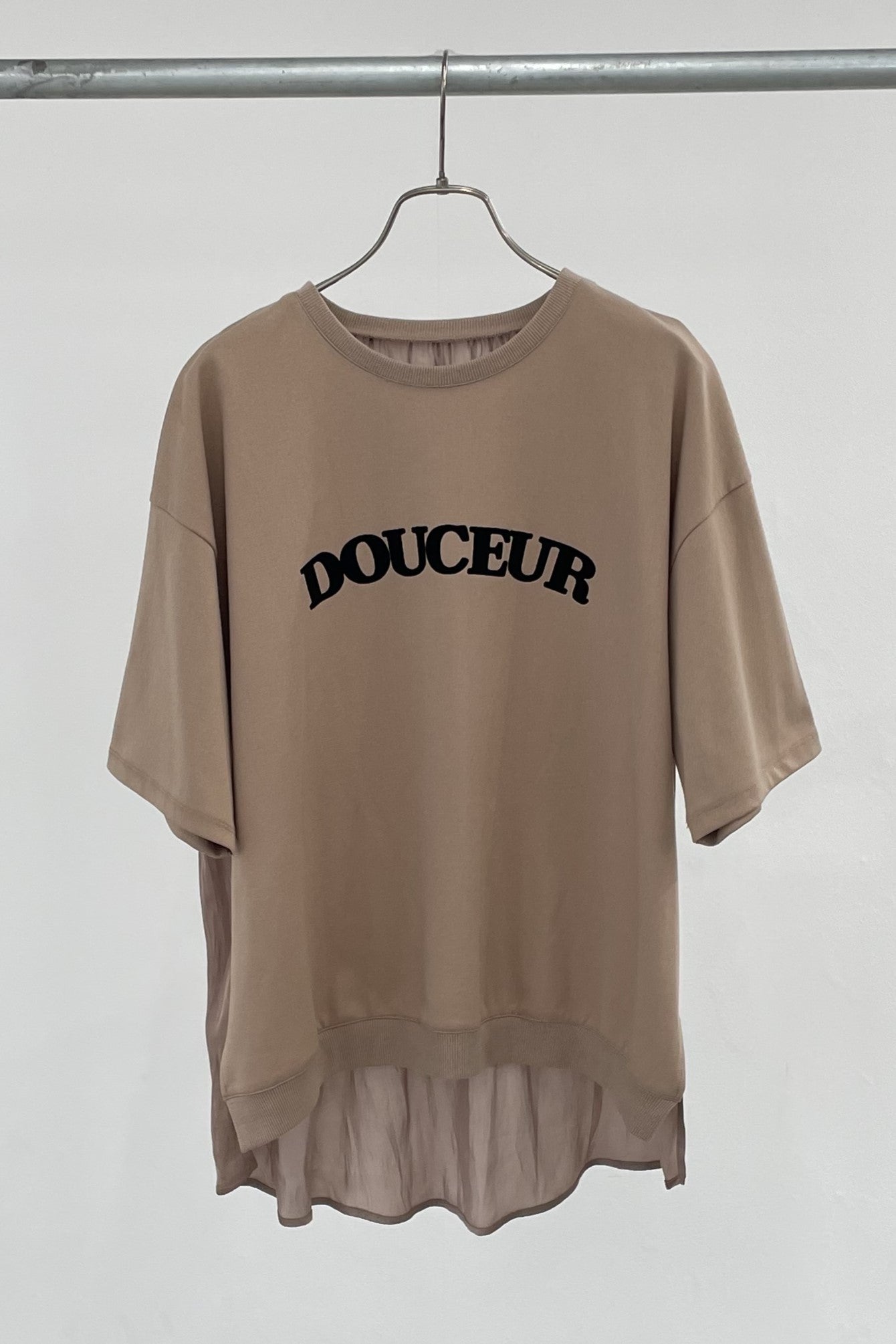 バックサテンロゴTシャツ 35397
