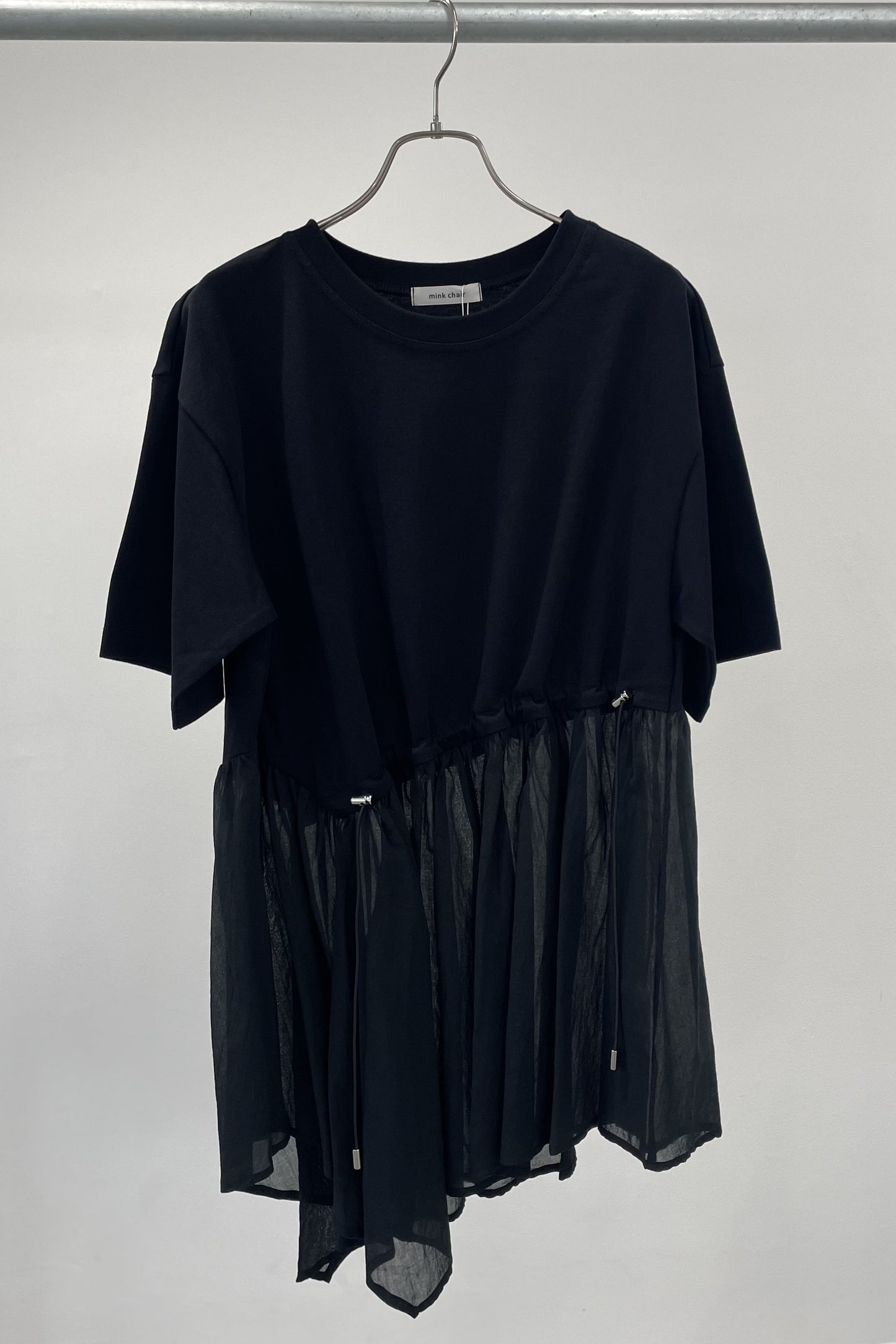 ドローコード付アシメカットソー 35385