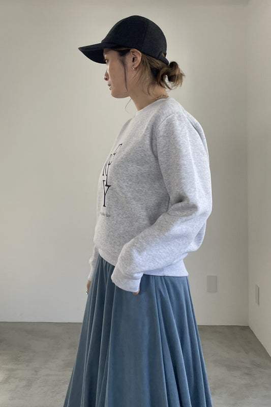 裏起毛プリントスウェット 35440