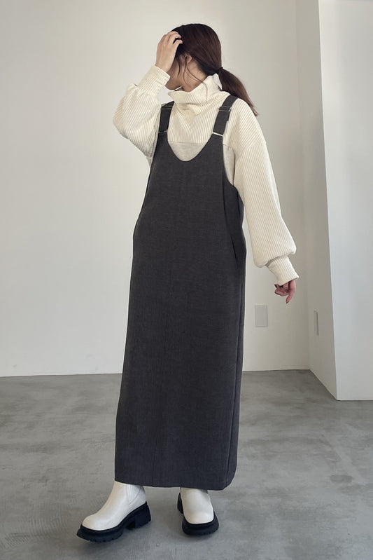 ツイードライクジャンパースカート 15829