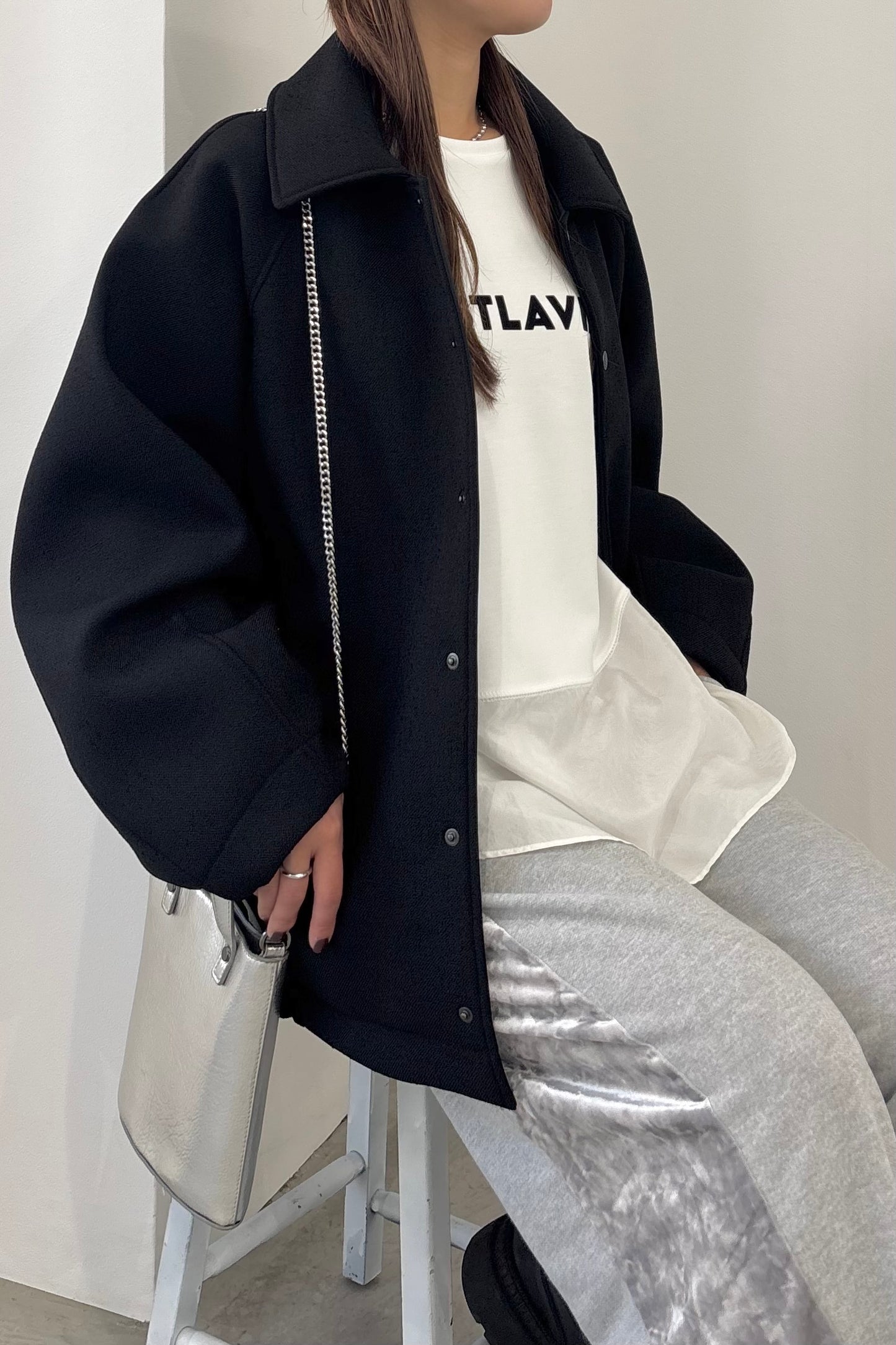 ツイードボンディングコーチジャケット F1199