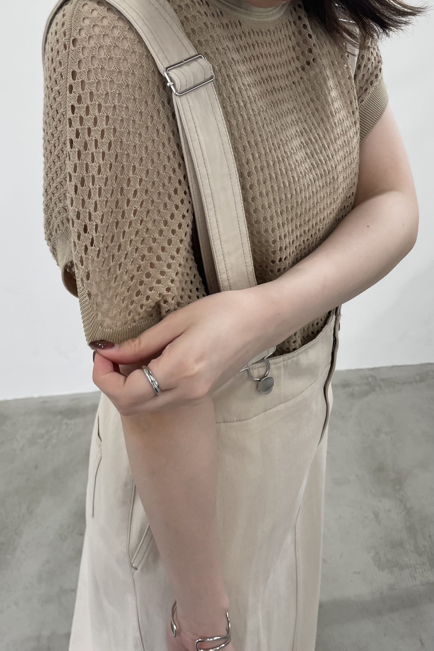 メッシュニットベスト 35387