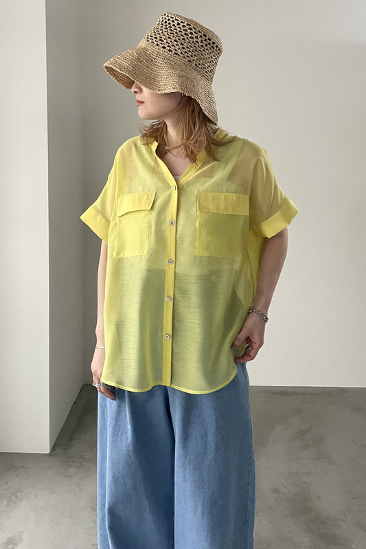 シアーバックティアードシャツ 15768