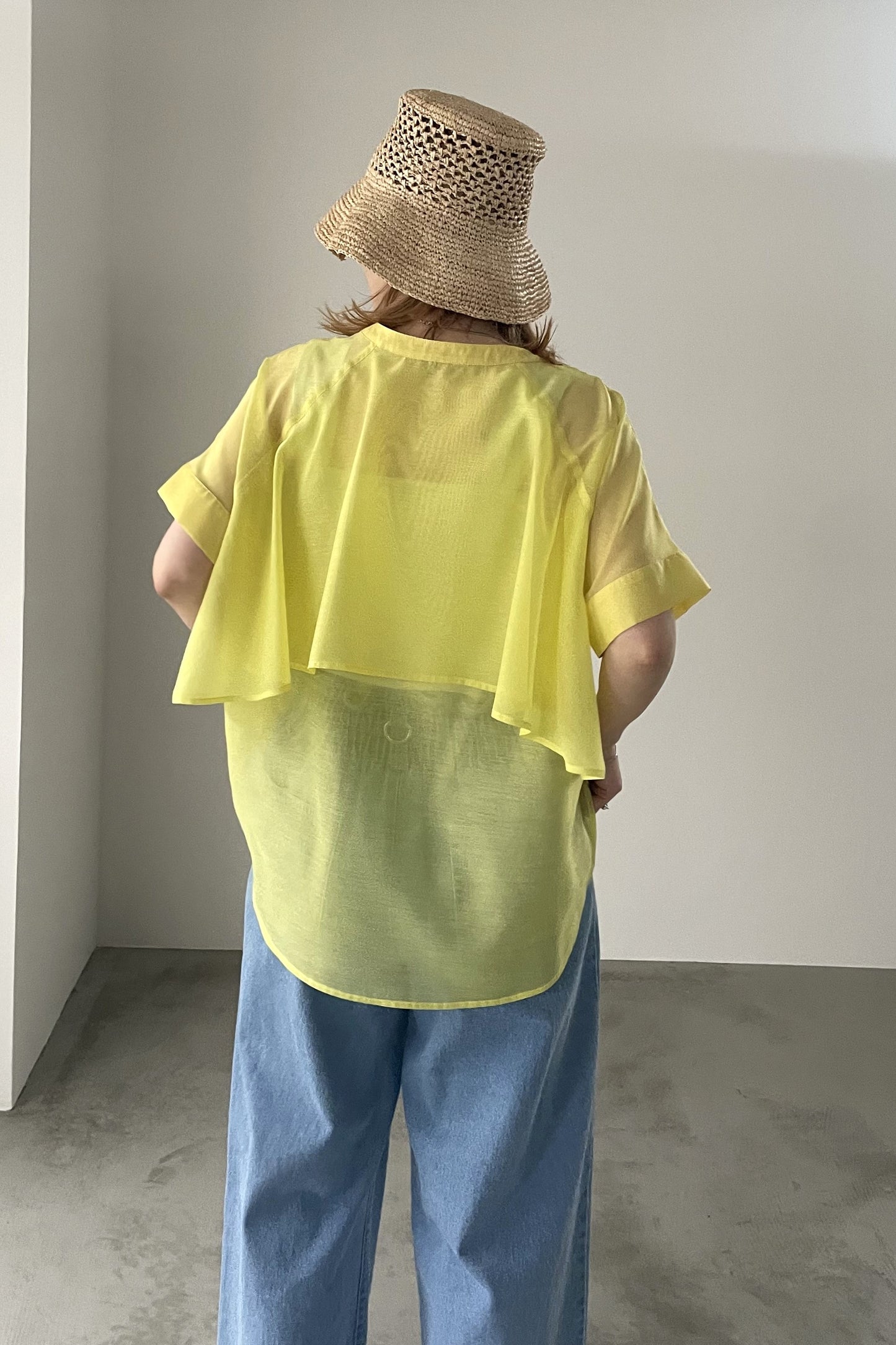 シアーバックティアードシャツ 15768