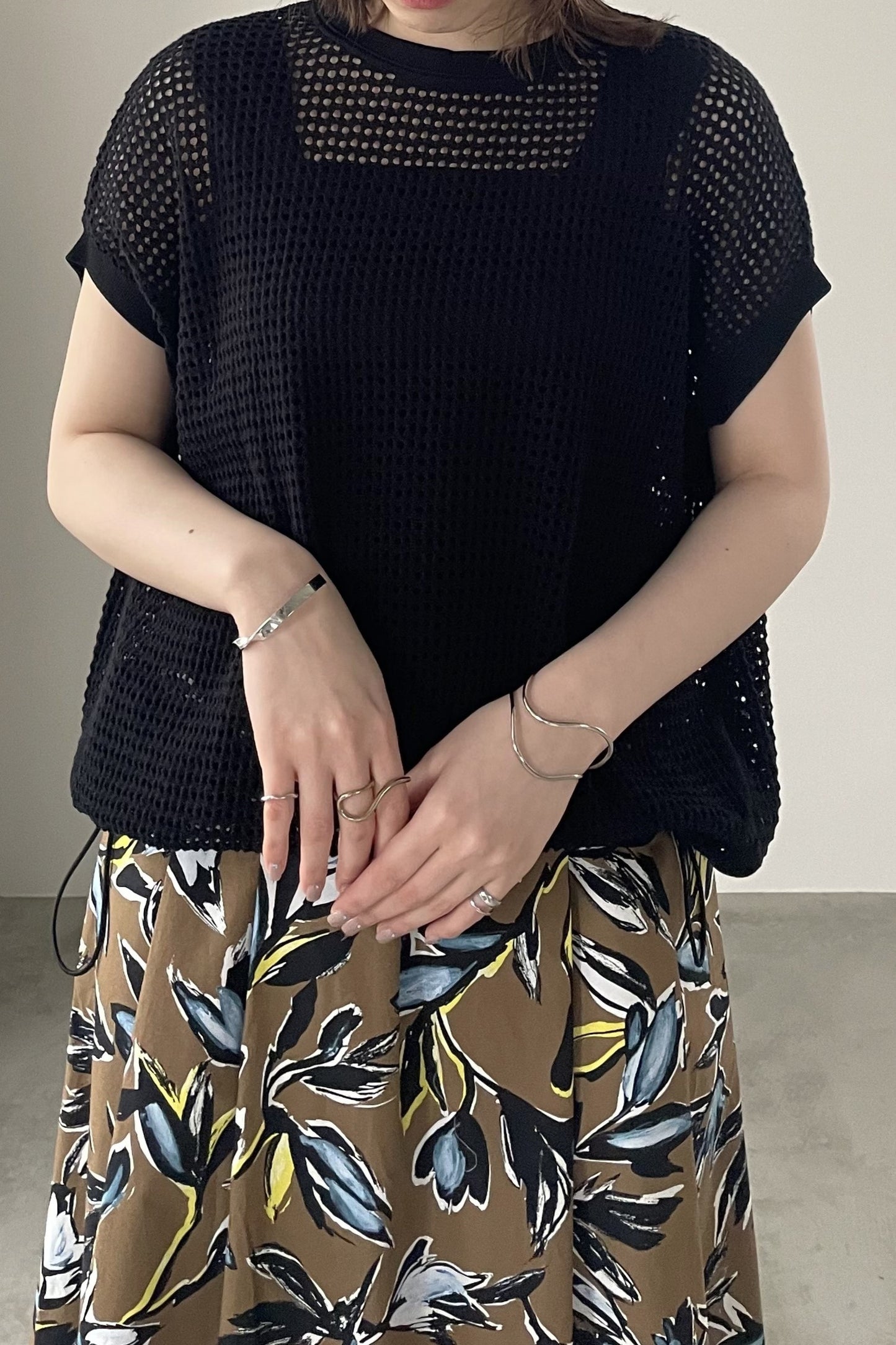 メッシュニットベスト 35387