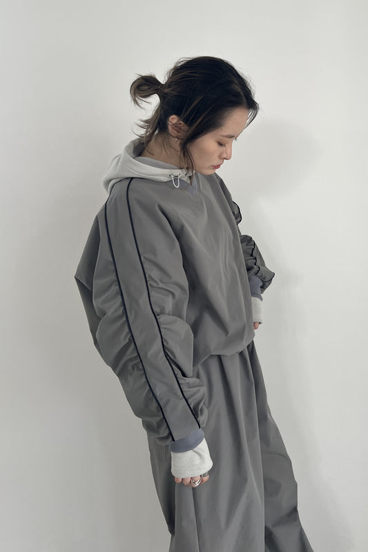 マルーデコットンVネックプルオーバー F1179