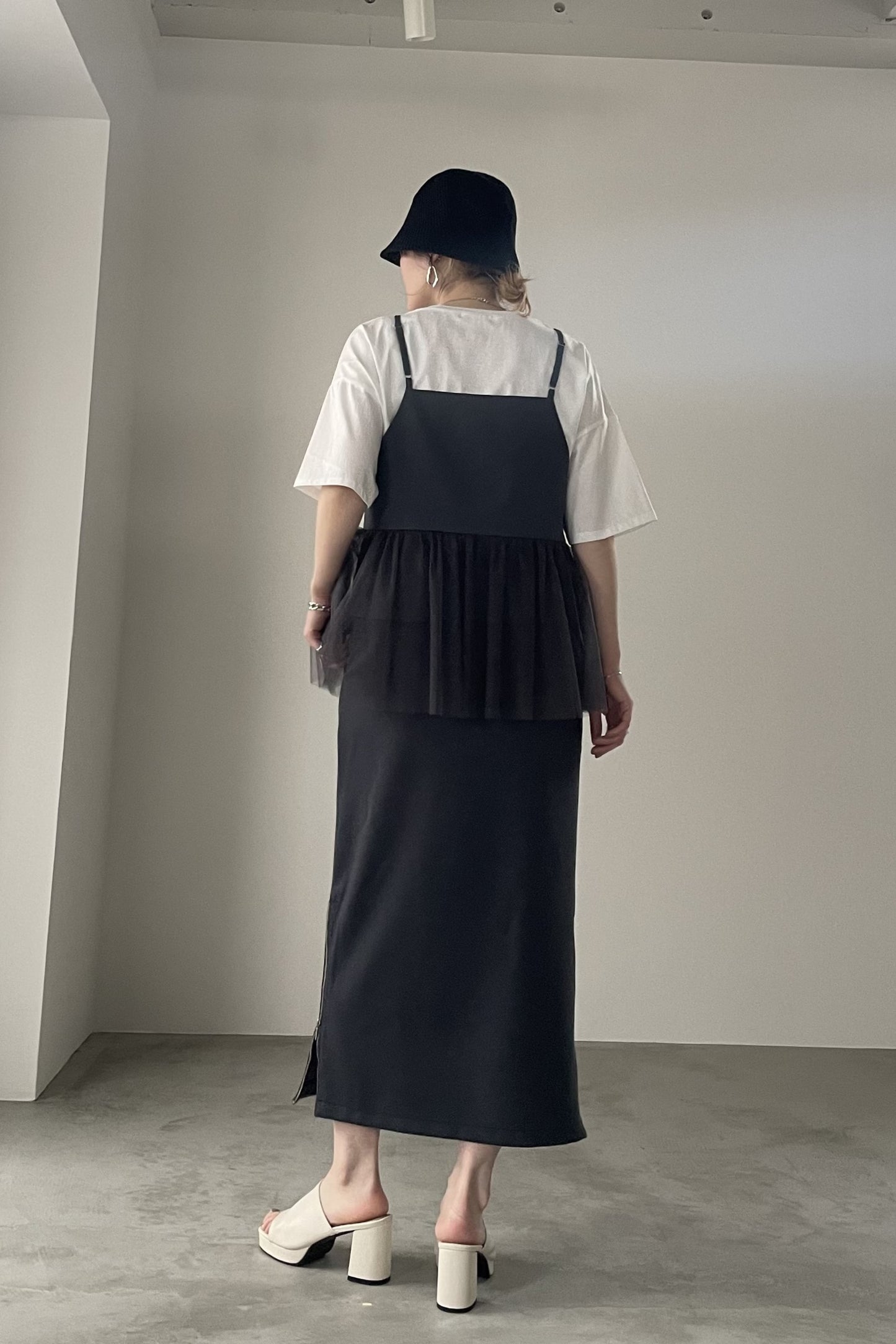 サイドファスナータイトスカート 23065