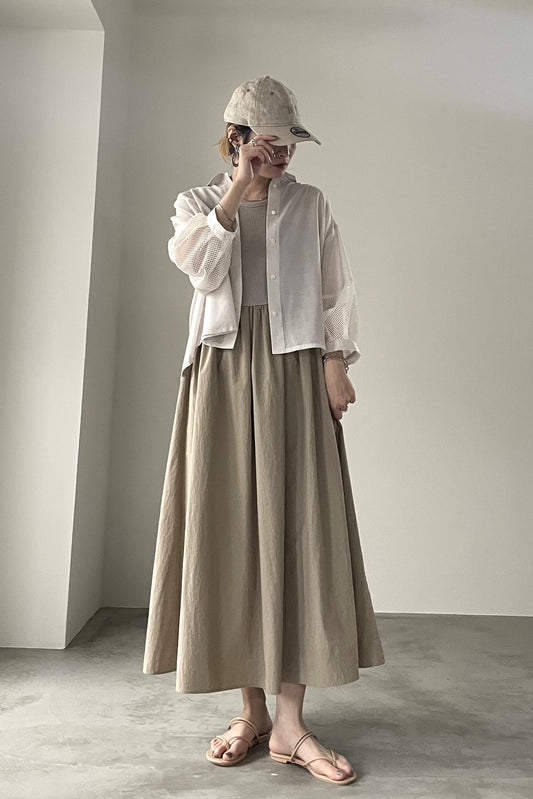 リブタンクトップワンピース 35391