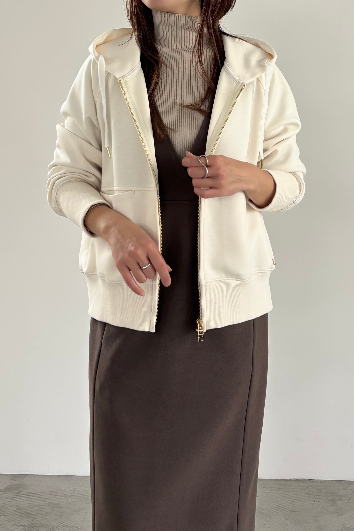 ダンボールニットジップパーカー M30001