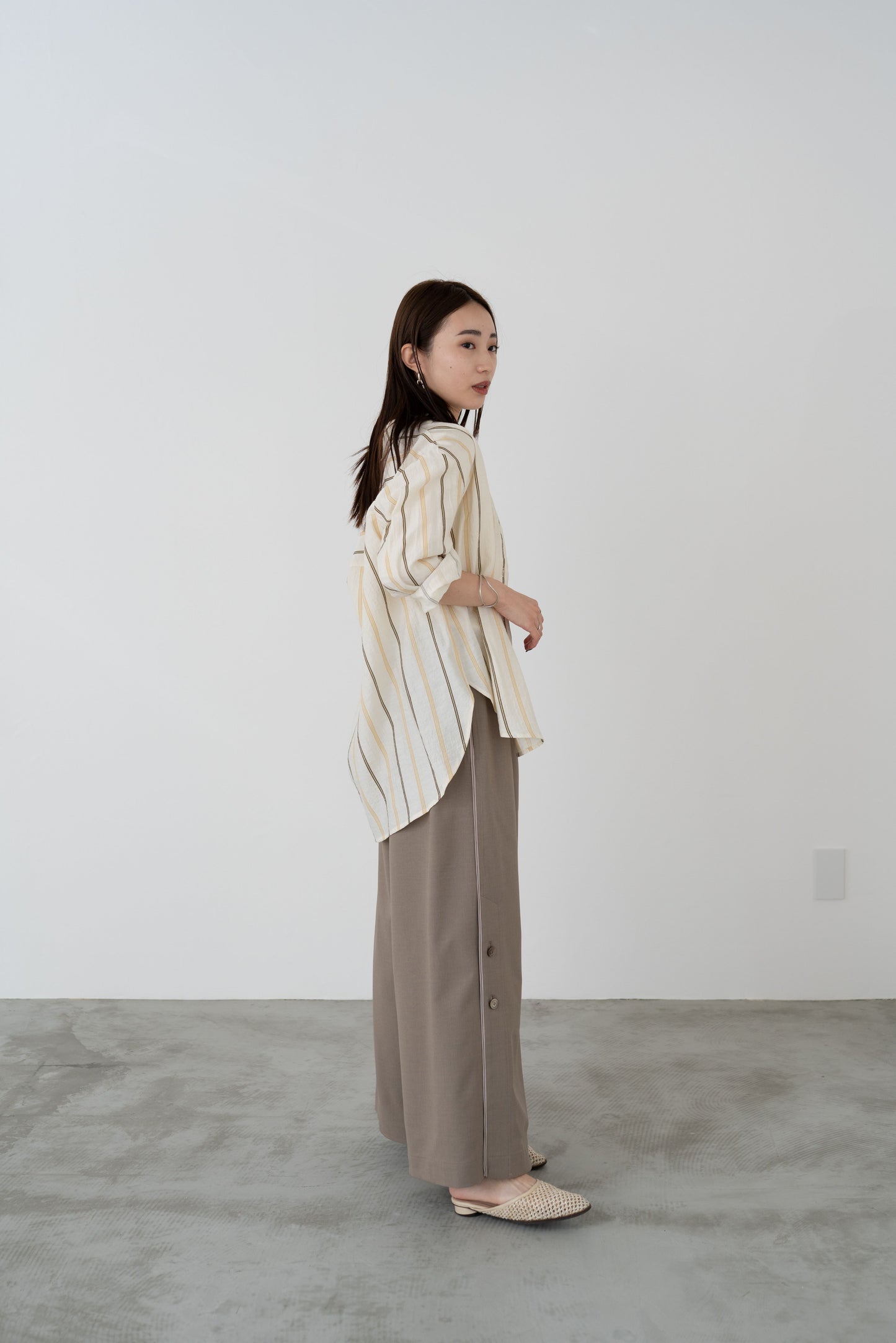 ストライプシャツ 15746