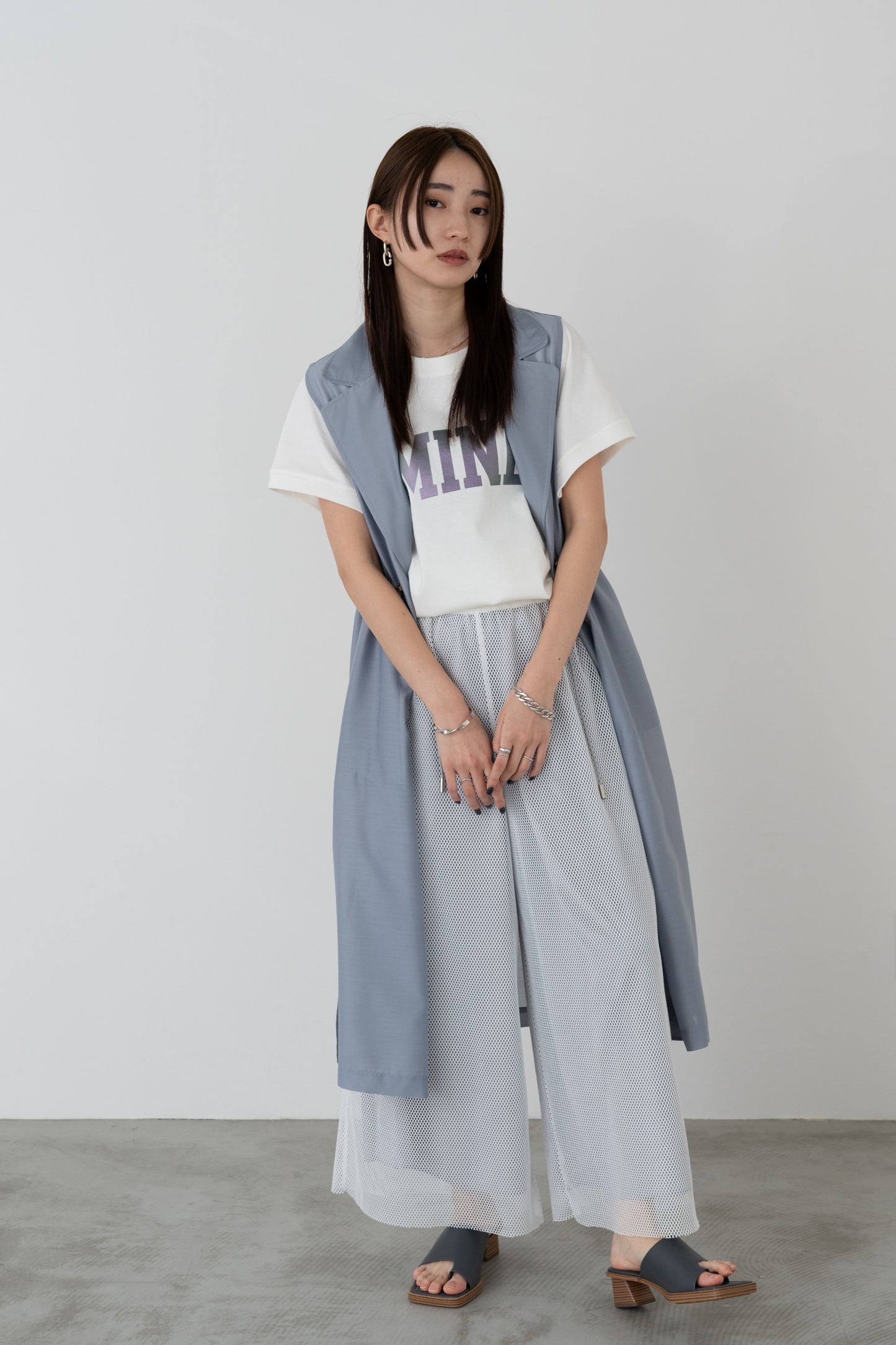 オーロラプリントTシャツ 35370
