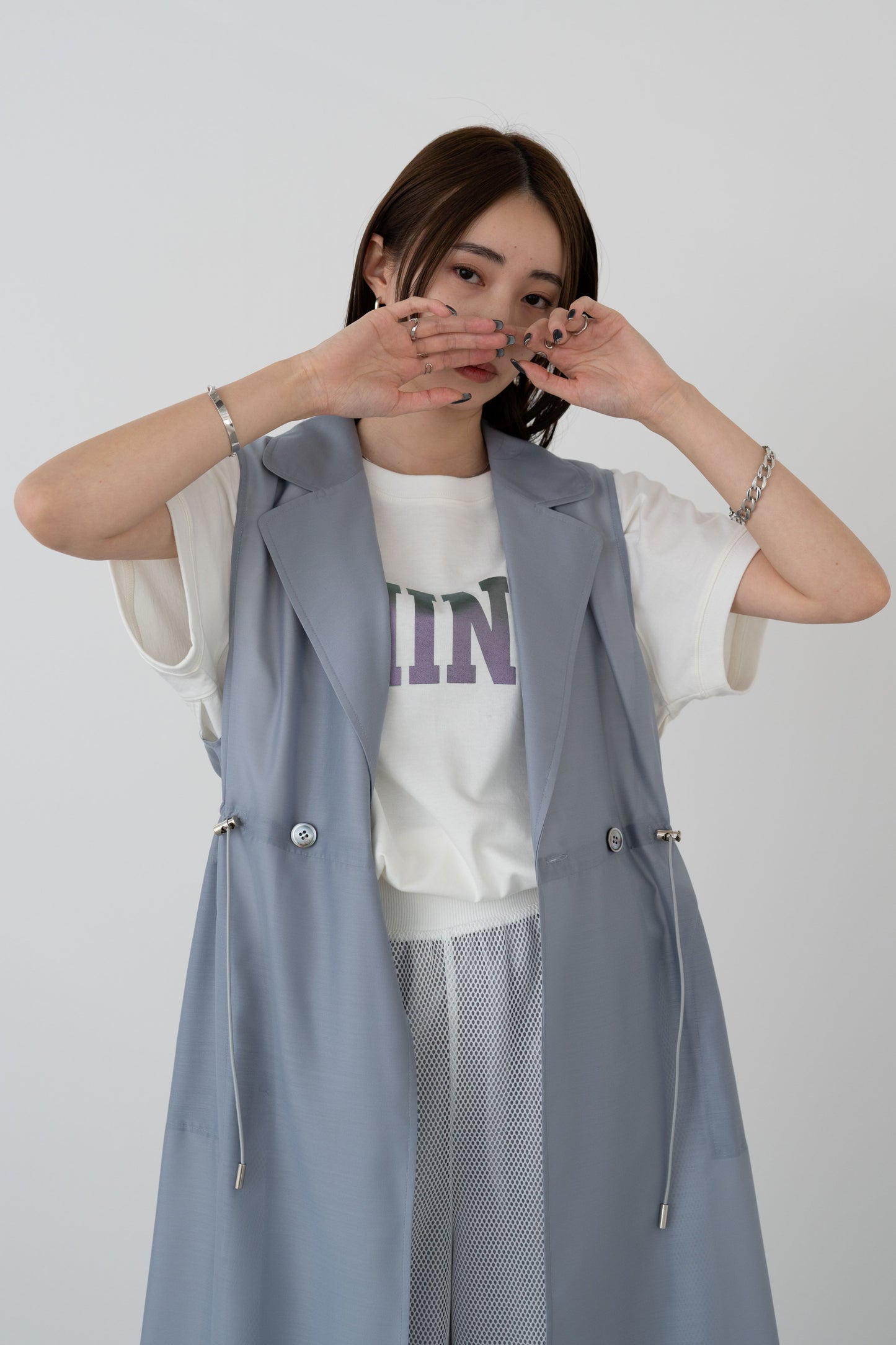 オーロラプリントTシャツ 35370