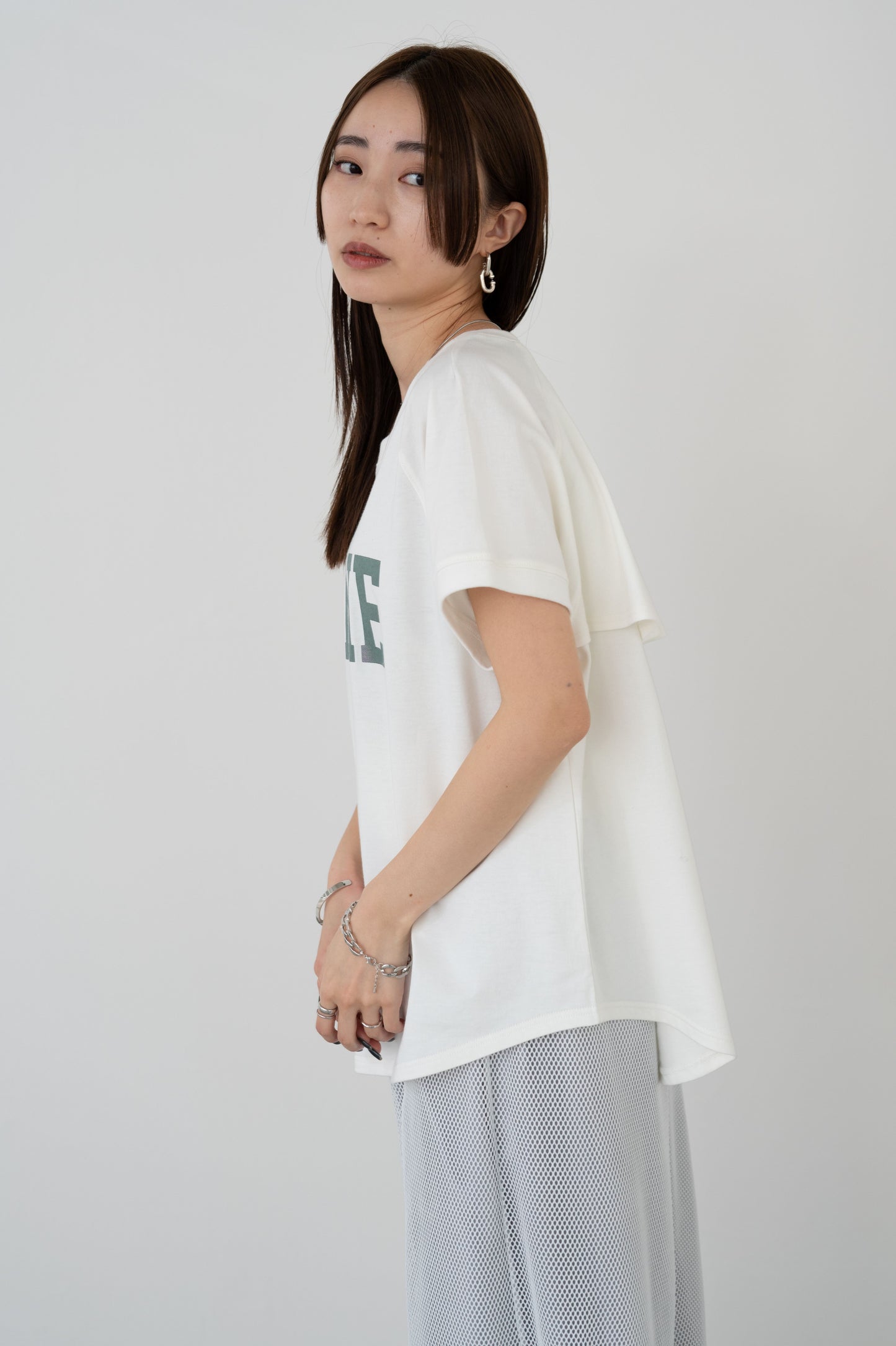 オーロラプリントTシャツ 35370
