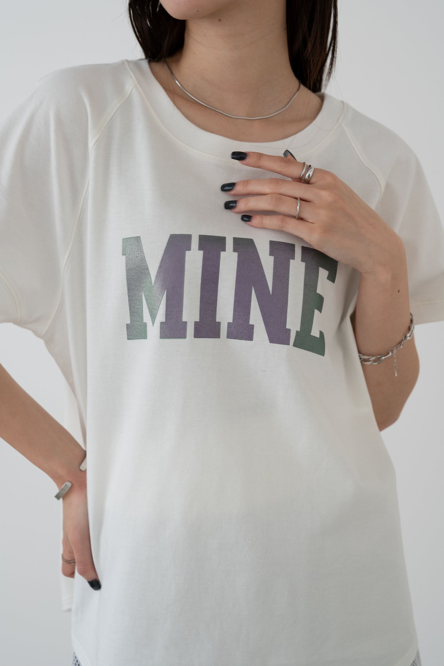 オーロラプリントTシャツ 35370