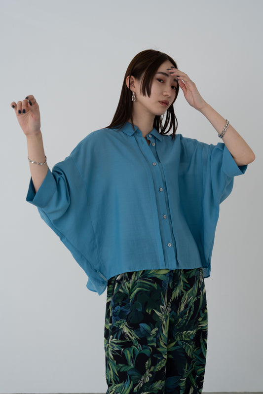 ショート丈ティアードシャツ 15749