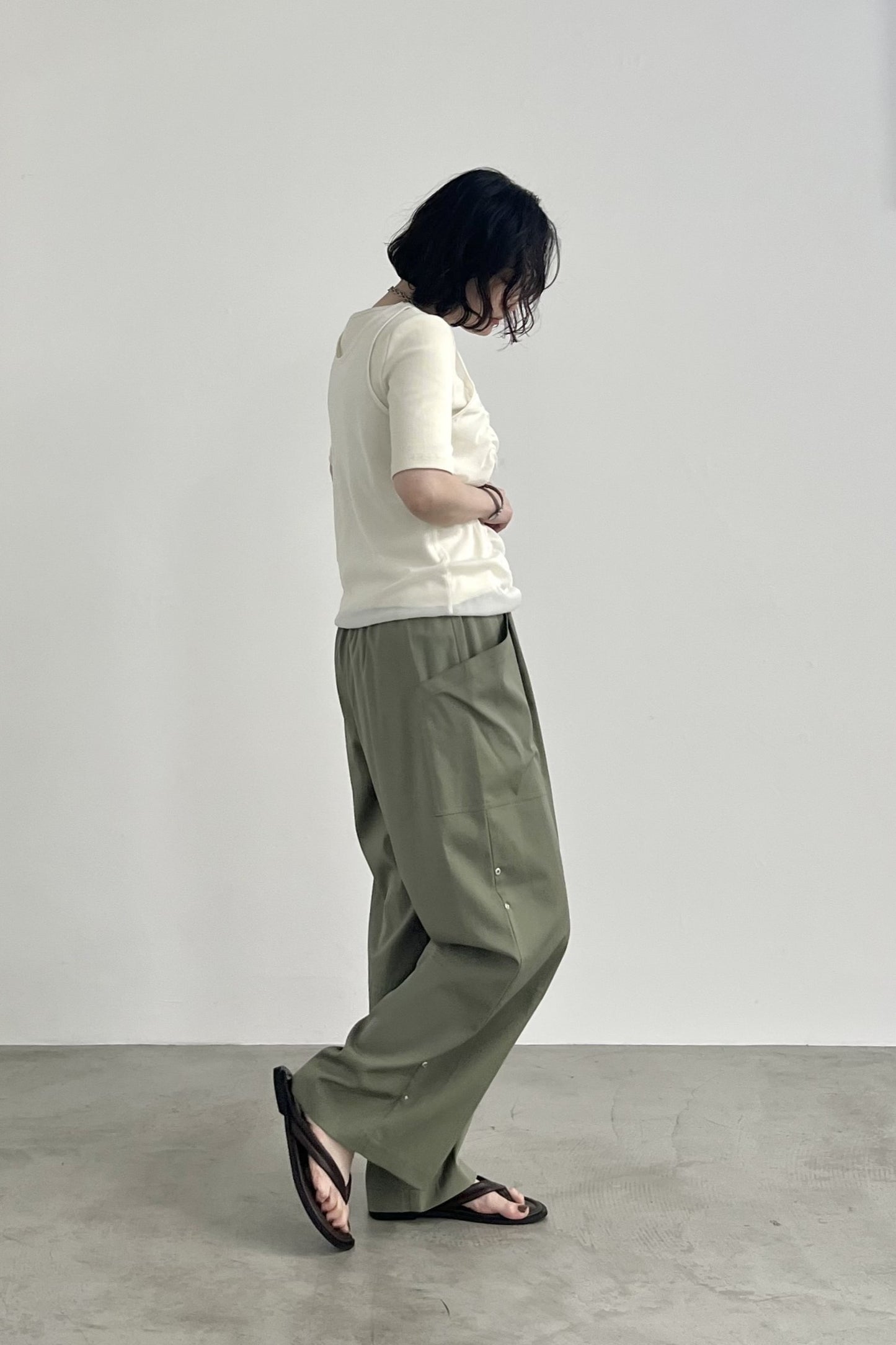 シフォンレイヤードTシャツ　F3312