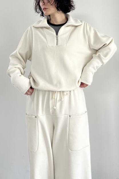 ボンバーヒートハーフジッププルオーバー　F3297