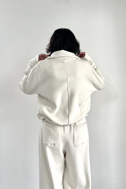 ボンバーヒートハーフジッププルオーバー　F3297