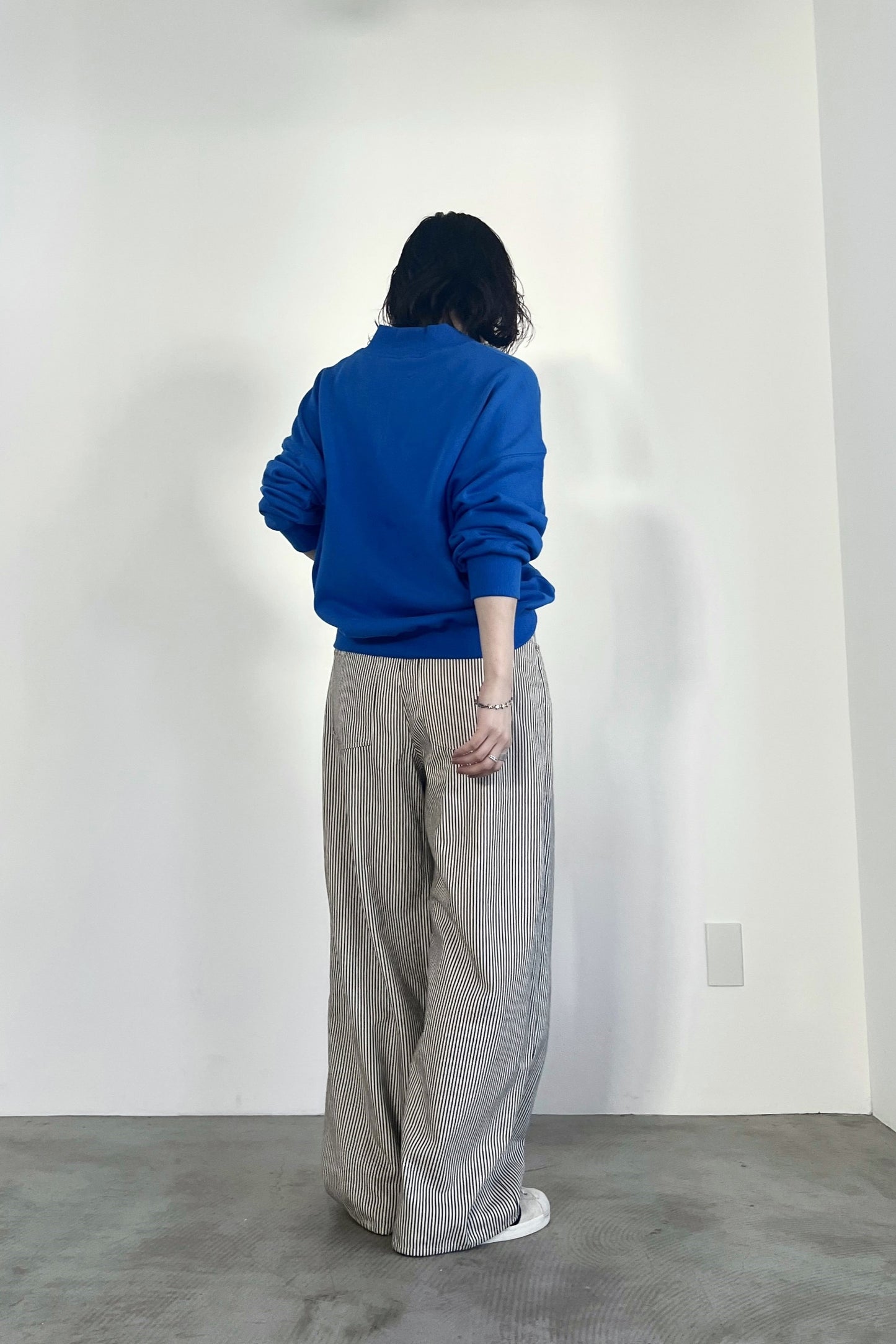 ハーフジップロゴスウェットPO　F3301