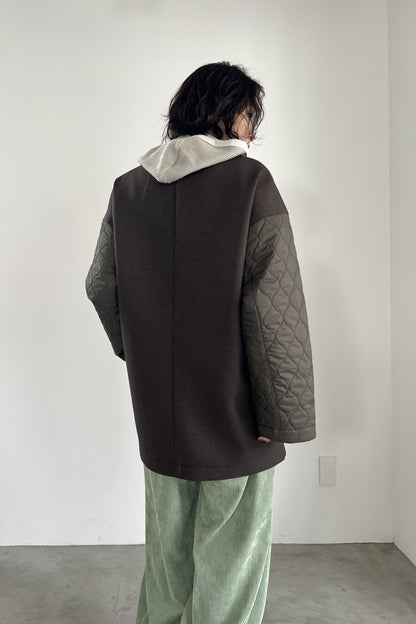 キルトスリーブボンディングジャケット　F1203