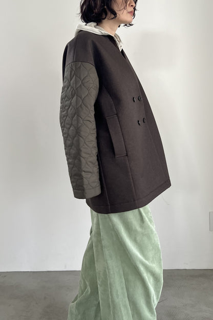 キルトスリーブボンディングジャケット　F1203