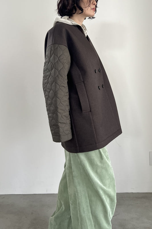 キルトスリーブボンディングジャケット　F1203