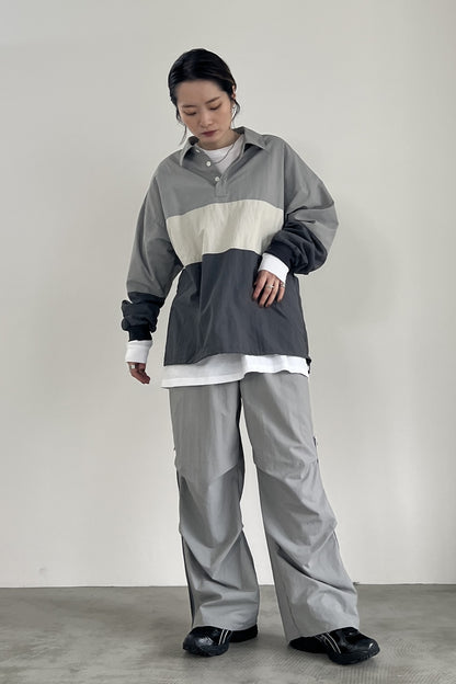 ナイロンパラシュートパンツ　F2136