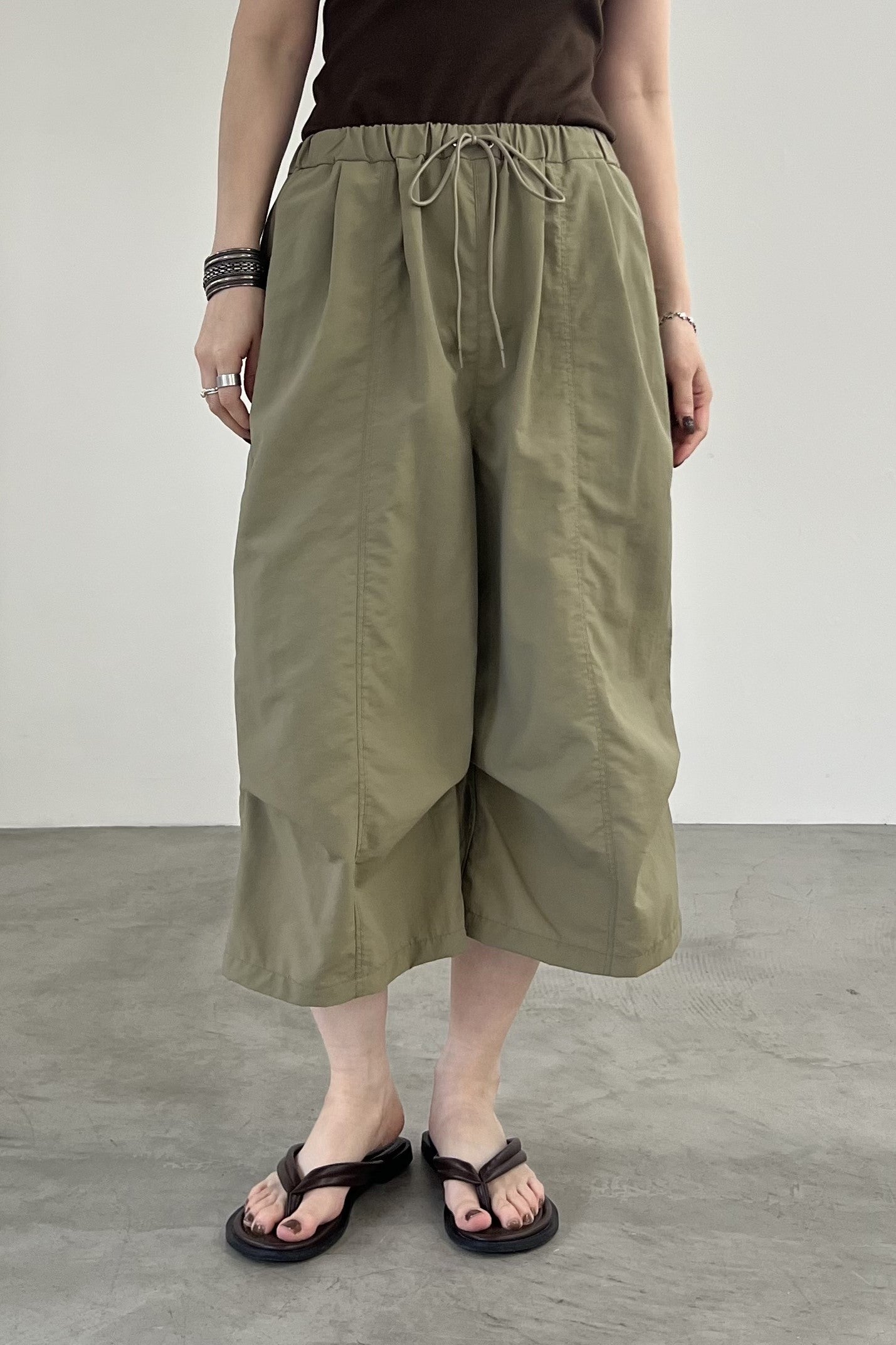 ナイロンパラシュートハーフパンツ　F2173