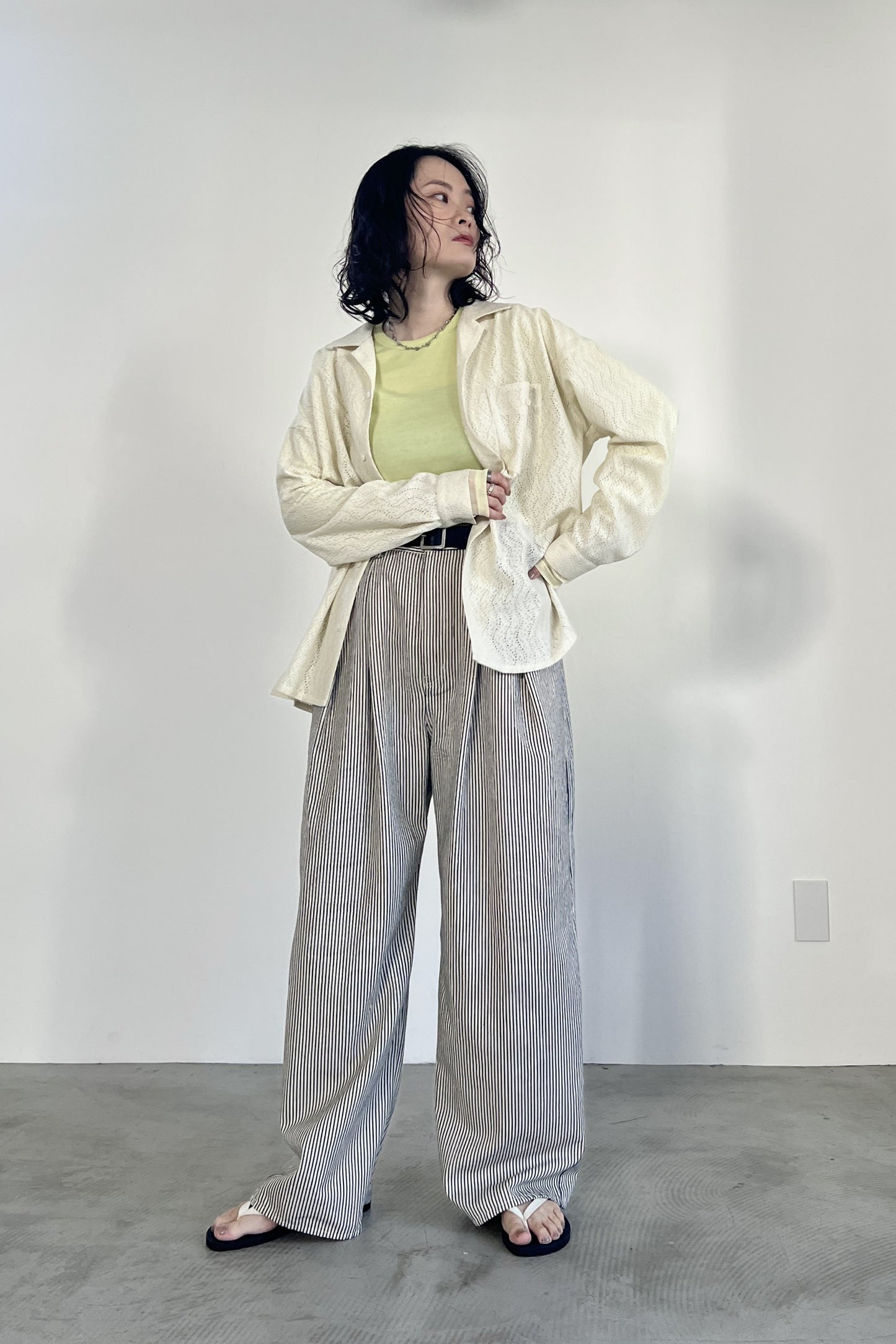 2タックボリュームパンツ　F2166