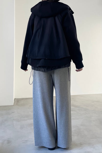 ボンディング切替オーバーサイズフーディー　15824